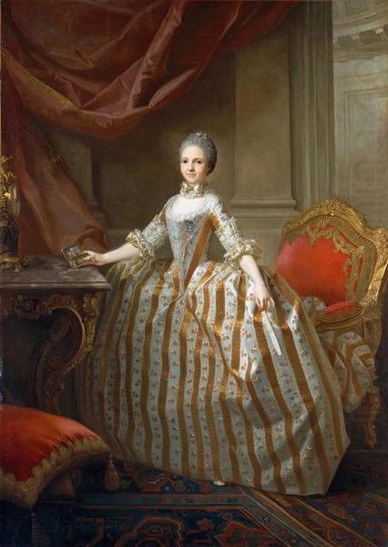 Portrait of Maria Luisa of Parma, future Queen of Spain, unknow artist